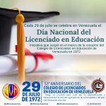 Efemérides: Día Nacional del Licenciado en Educación