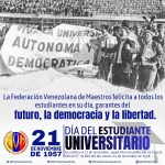 Efeméride: Día del Estudiante Universitario