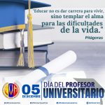 Efeméride: Día del Profesor Universitario