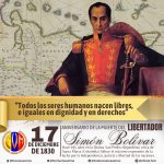 Efeméride: Conmemoración de la muerte del Liberador Simón Bolívar