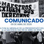 Respuesta de la FVM al mensaje de la presidente (E) Delcy Rodríguez