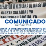La FVM se pronuncia sobre los anuncios en materia salarial realizados el 30 de abril